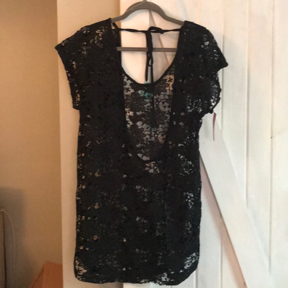 Xhilaration black cover up small  bnwt